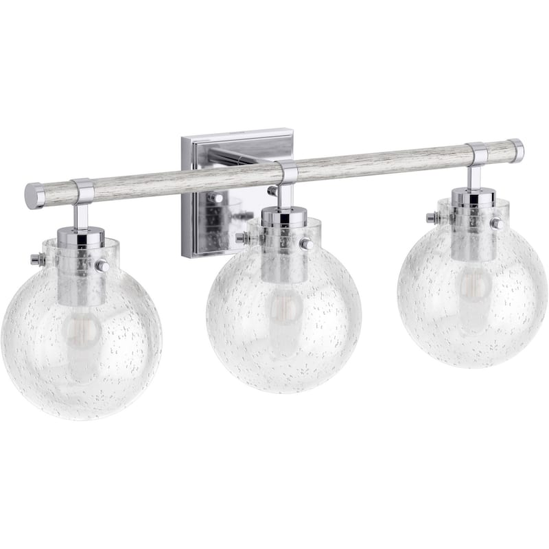 Kohler Lighting 38414-SC03 Holt 3 Light 10" Tall Wall Sconce - Polished Chrome