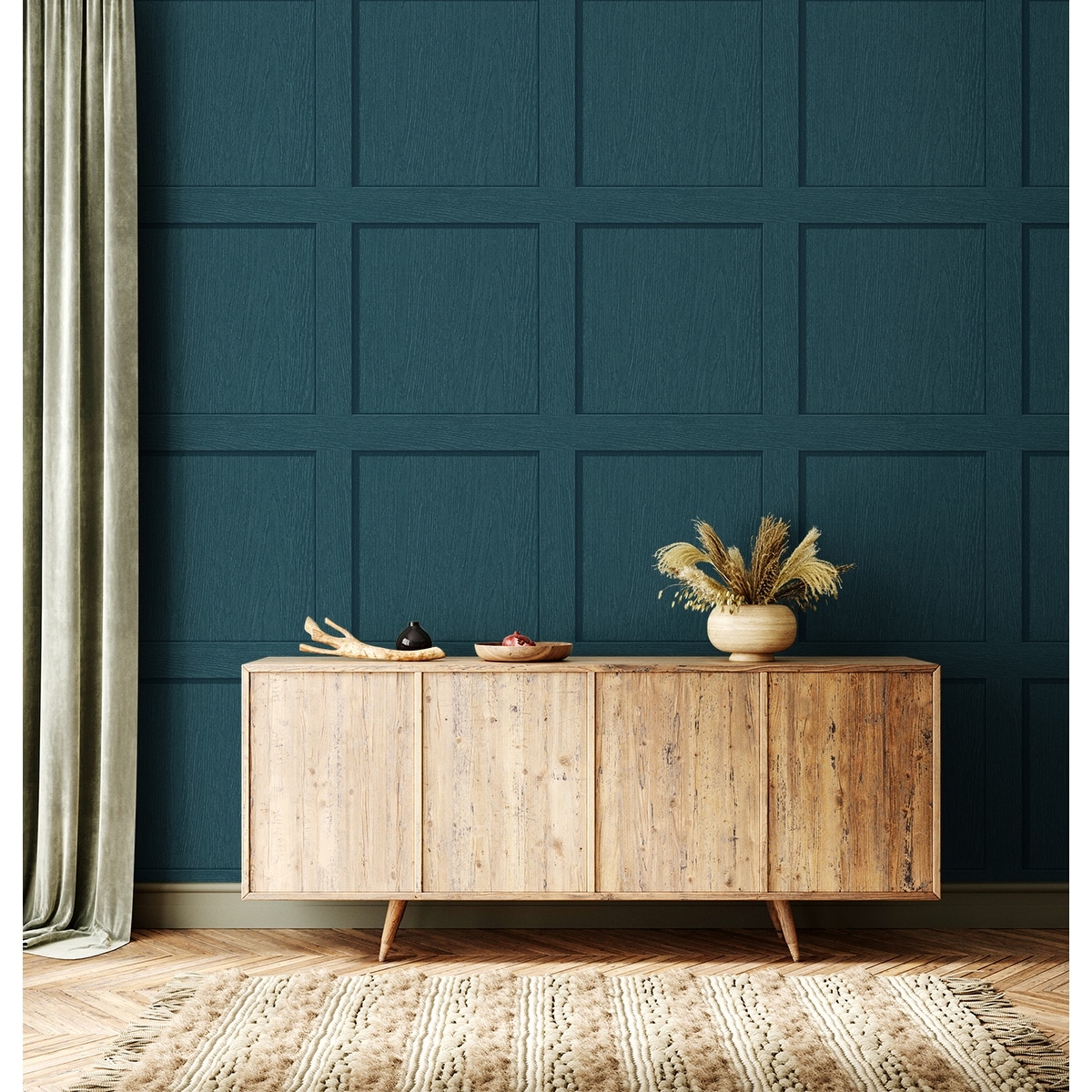 Buy Teal Wallpaper Stick On Online In India  Etsy India