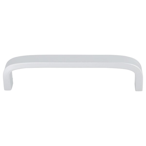 Cabinet Handles Pull Space Aluminum Plating 3.8" Hole Center for Drawer Cabinet Cupboard Dresser Door, Silver Tone