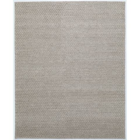 NuStory One-of-a-Kind Hand-Knotted New Age 8' X 10' Wool Area Rug in Gray - Rectangle 8' x 10'