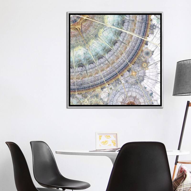 iCanvas "Clockworks IV" by James Burghardt Framed