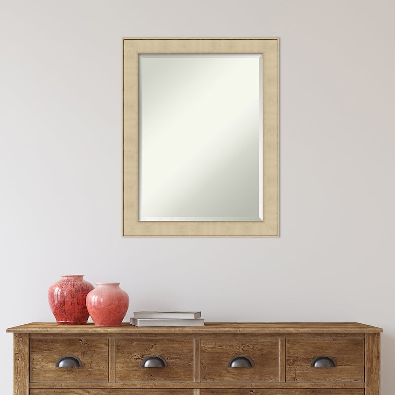 Beveled Wall Mirror - Classic Honey Silver Frame - Classic Honey Silver