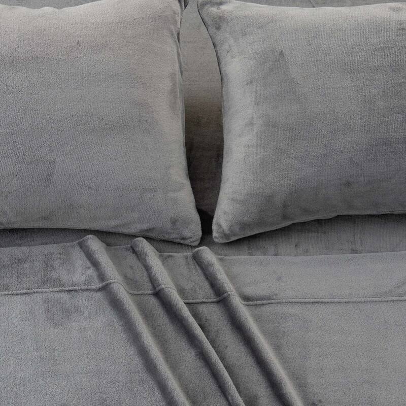 Linery & Co. Ultra Soft & Cozy Velvet Plush Fleece Printed Sheet Set