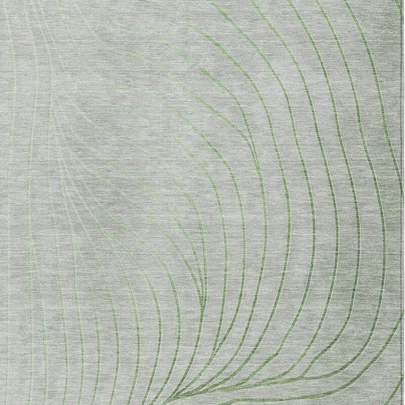 HomeRoots Abstract Transitional Rectangle Outdoor Rug