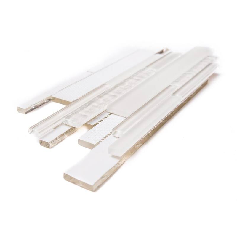 Karma Random Sized Brick Glass Mosaic Backsplash Wall Tile