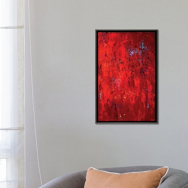 "Red" by Osnat Tzadok Framed