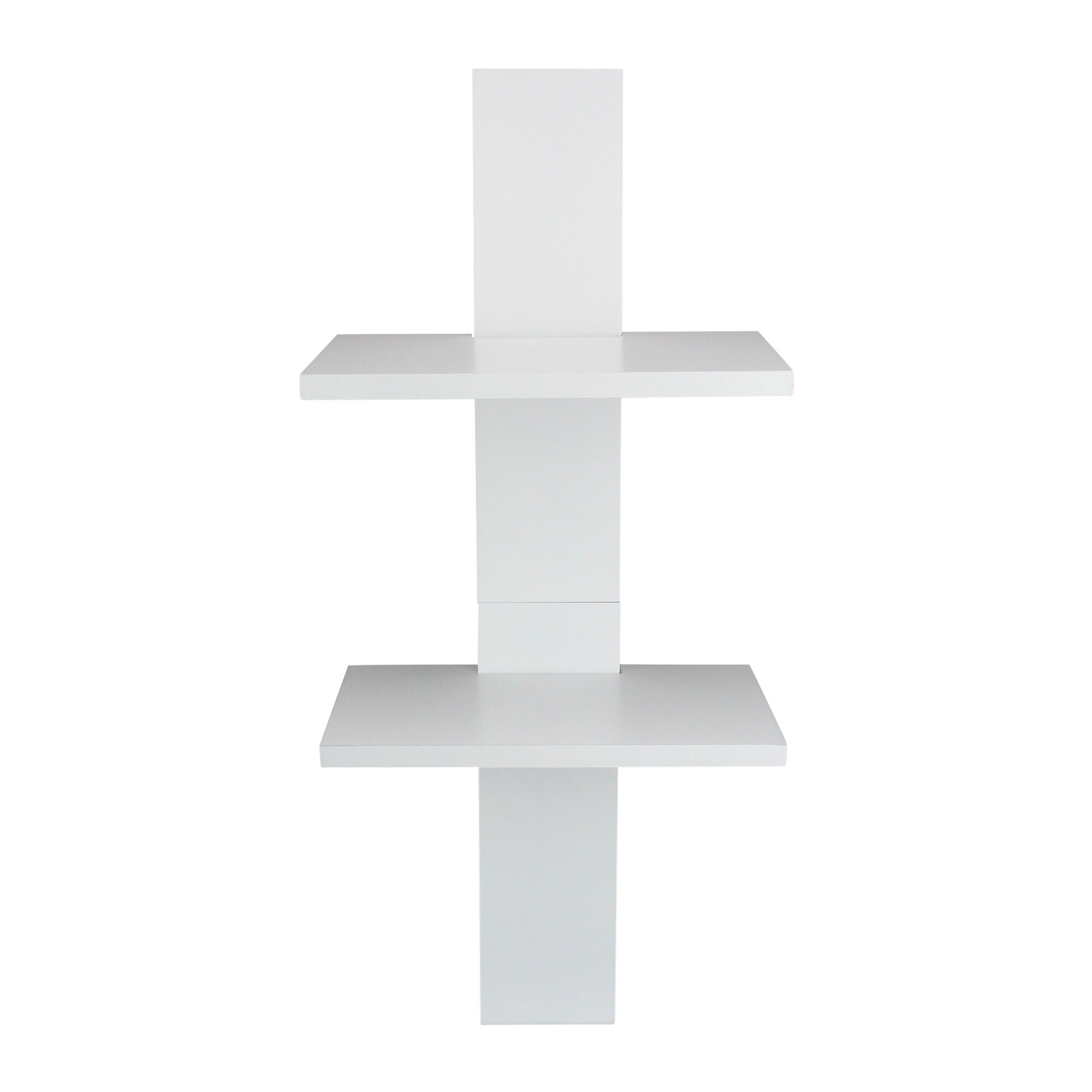 Shop 23 Three Tier White Vertical Wall Shelf Home Decor