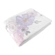 preview thumbnail 6 of 4, Watercolor Floral Collection Girl Baby Monthly Milestone Blanket - Lavender Purple, Pink and Grey Boho Shabby Chic Rose Flower
