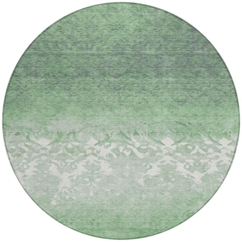 HomeRoots Damask Transitional Rectangle Outdoor Rug