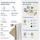 preview thumbnail 10 of 9, Amerock Highland Ridge 24" Towel Bar