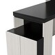 preview thumbnail 17 of 16, Full Size Murphy Bed wDesk and Storage Shelves & Cabinets, Black White