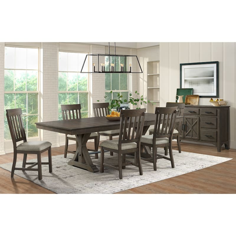 Sullivan Burnished Clay Slat Back Side Chairs (Set of 2)