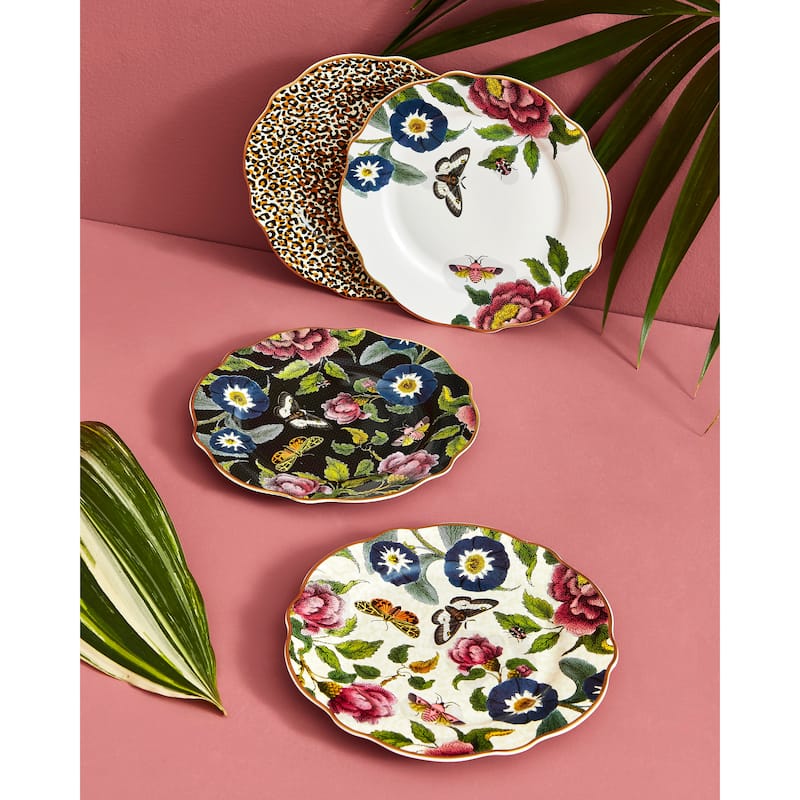 Spode Creatures of Curiosity Set of 4 Dessert Plates - 8x8