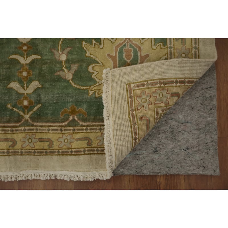 Hand Knotted Oriental 100% Wool Carpet Traditional All-Over Beige & Ivories Ziegler Area Rug - 12' 1'' X 12' 0''