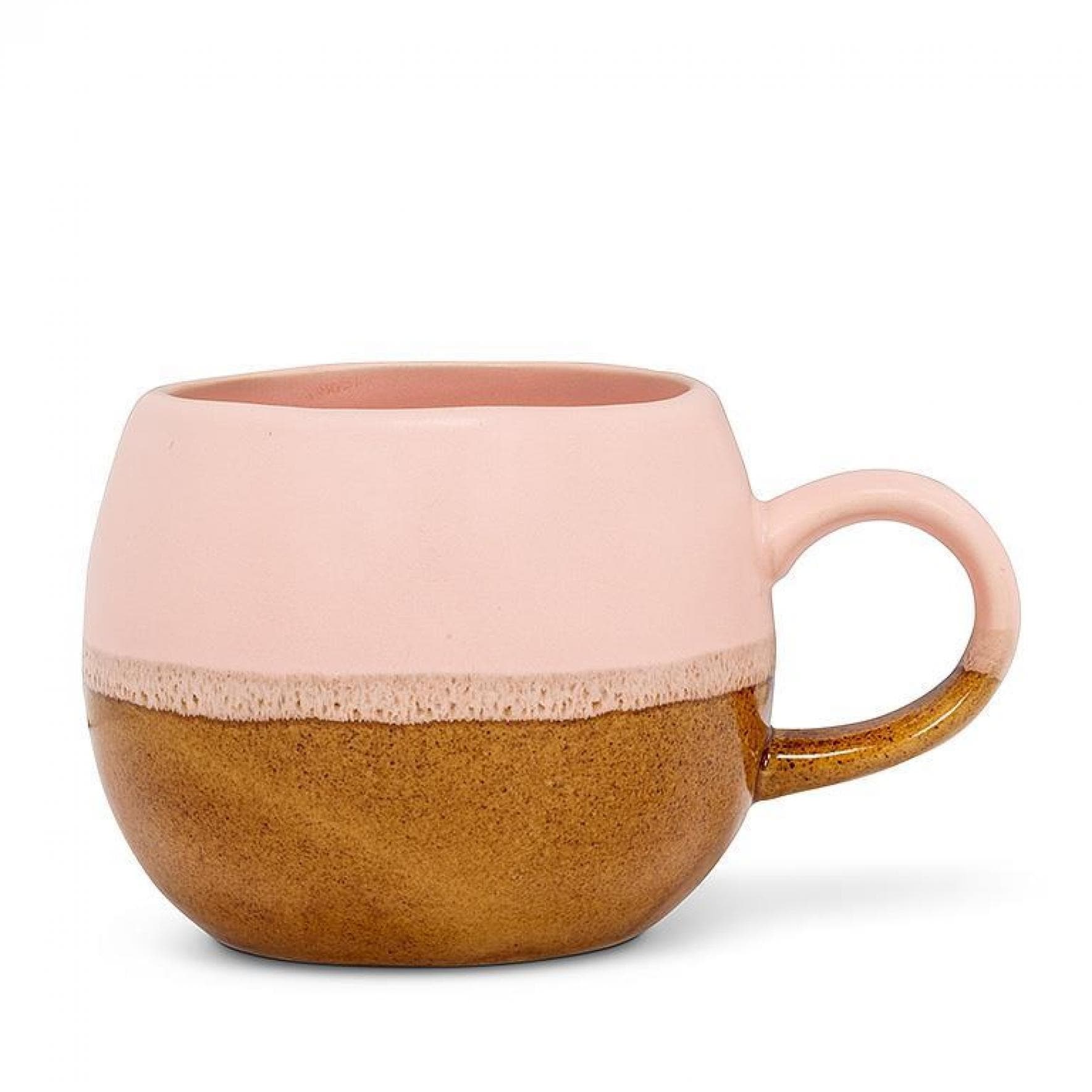 Pink And Brown Ball Mug