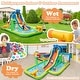 preview thumbnail 4 of 7, Inflatable Water Slide with Splash Pool and Climbing Wall for Oudoor Indoor without Blower