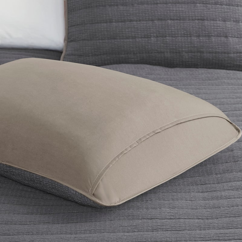Madison Park Cameron 3 Piece Crinkled Microfiber Quilt Set