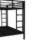 preview thumbnail 11 of 10, Twin XL Over Queen Bunk Bed with Twin Trundle, Metal Bed Frame with Built-in Ladder, Full-Length Guardrails and Plastic Stoppers