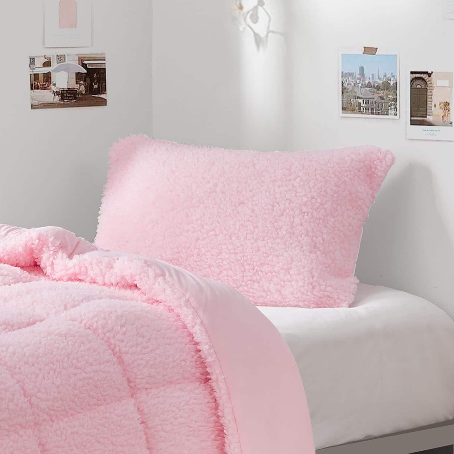 Cotton Candy Coma Inducer Pillow Sham Bubblegum Pink