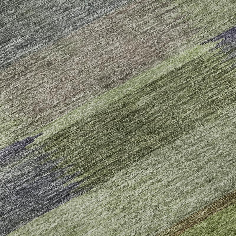 Premium Washable Super Soft Geo Stripe Mayfield Rug