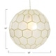 preview thumbnail 34 of 56, Capiz Honeycomb Globe Pendant Light