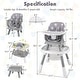 preview thumbnail 29 of 34, Babyjoy 16-in-1 Baby High Chair with Activity Center Booster Seat - See Details
