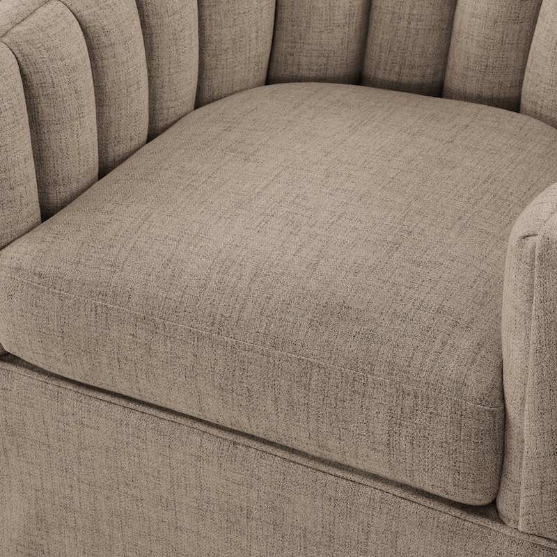 Sunveil Skirted Swivel Accent Chair by Greyson Living