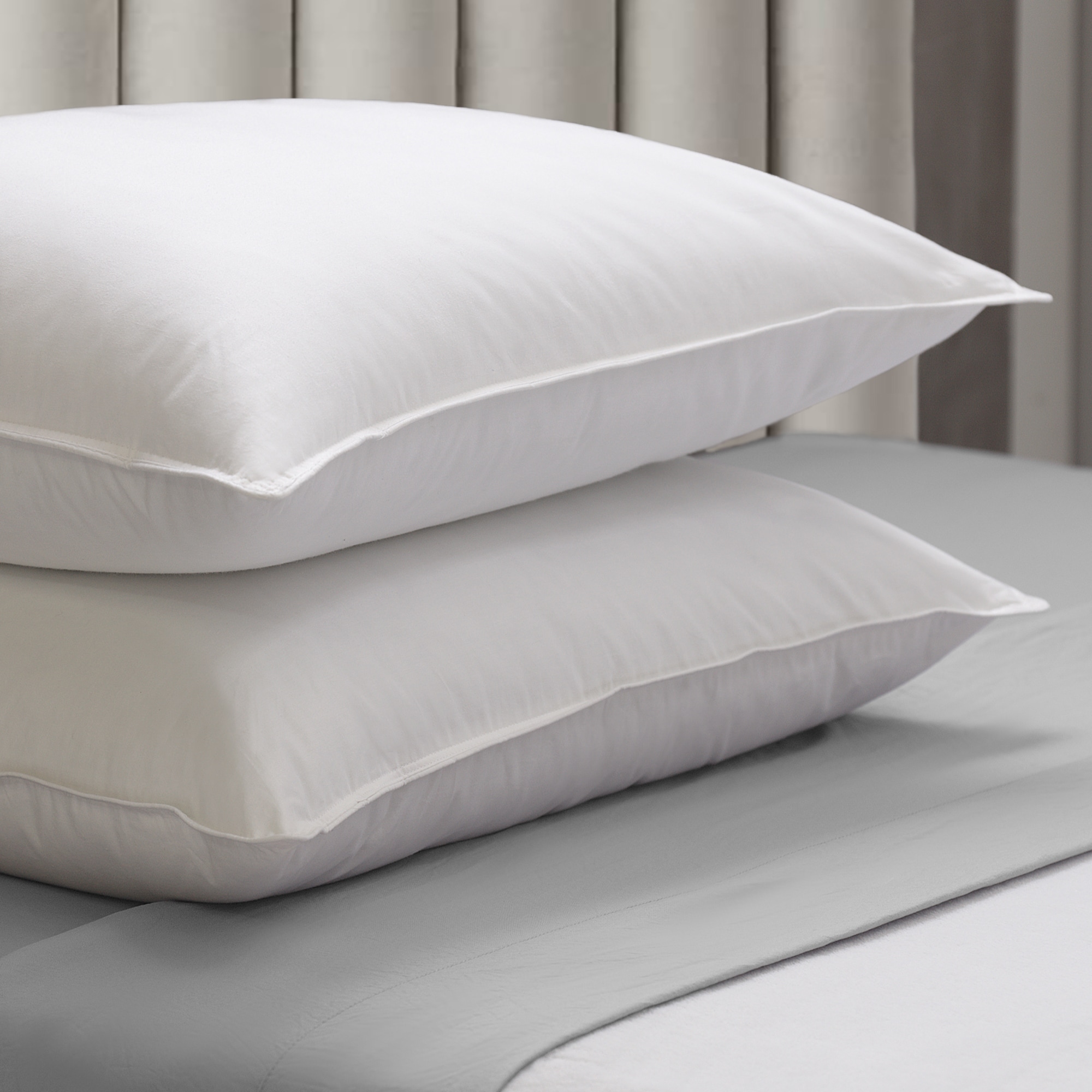 Basic – White Goose Down Pillow - Down To Basics