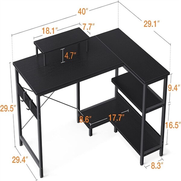 40 Inch Small L Shaped Computer Desk On Sale Bed Bath Beyond 39897650