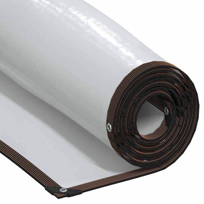 vidaXL Plant Cover Transparent with black edges Polyethylene - 118.11 x 196.9 x 4