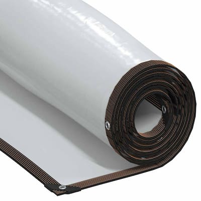 vidaXL Plant Cover Transparent with black edges Polyethylene