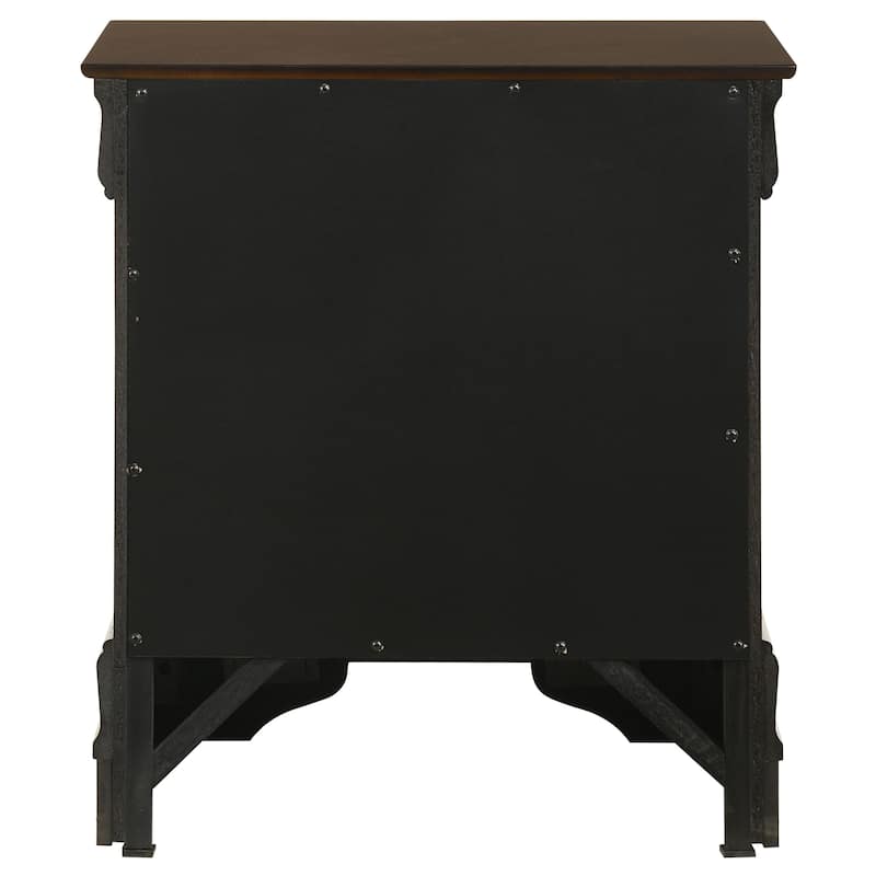 Louis Philippe Traditional 2-drawer Nightstand
