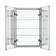 preview thumbnail 54 of 89, Bathroom Medicine Cabinet, Aluminum, Recessed/Surface Mount, Right/Left Hinged, Mirrored Interior