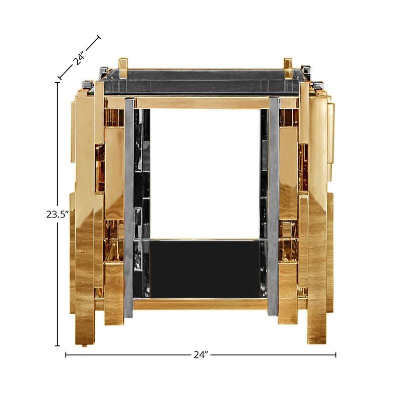 Illusion Square End Table