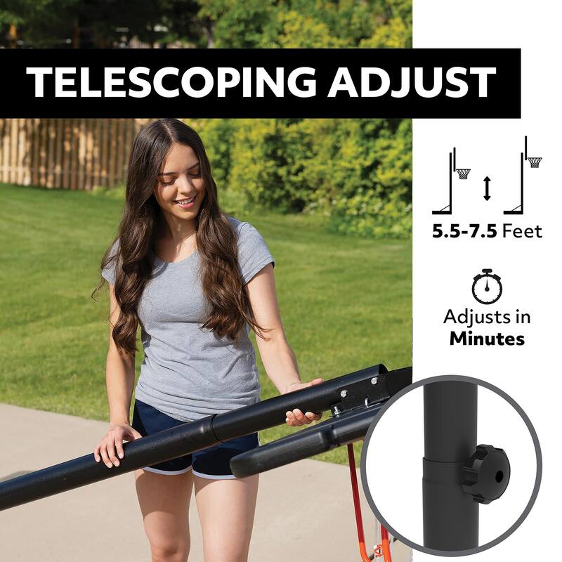 Lifetime Adjustable Youth Portable Basketball Hoop