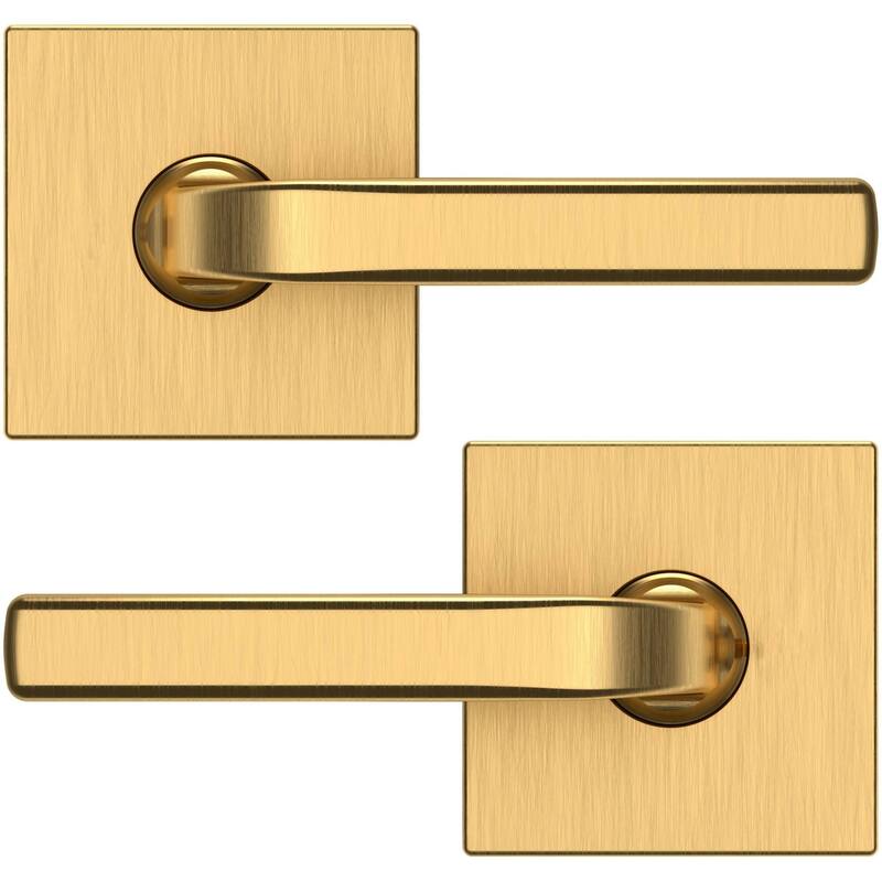 Baldwin 5190 Series Passage Door Lever Set with Square Rose from the