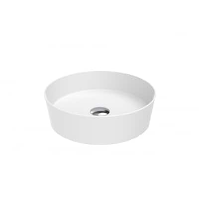 WS Bath Collections Lago 140 Lago 15-11/16" Circular Ceramic Vessel