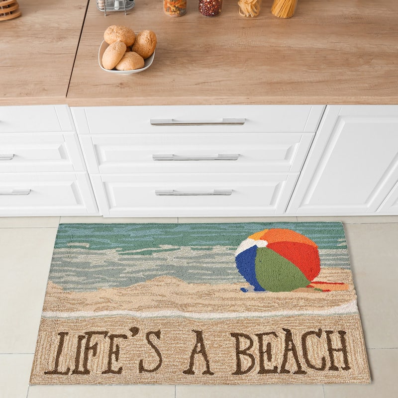 Liora Manne Frontporch Life's A Beach Indoor/Outdoor Rug