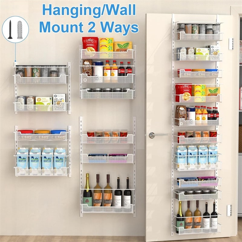 Over The Door Pantry Organizer 8Tier