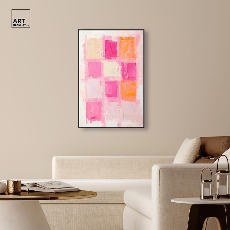 Color Squares I Canvas by Art Remedy
