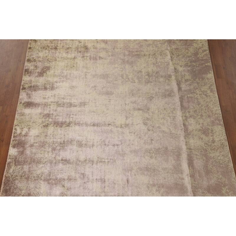 Abstract / Modern Area Rug Handmade Wool Carpet - 6'6" x 9'10"