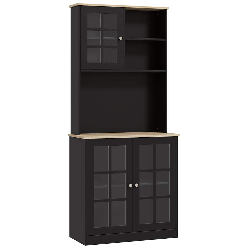 72" Freestanding Kitchen Pantry Cabinet