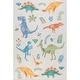 preview thumbnail 5 of 17, Nuloom Pavani Dinosaur SplashGuard Machine Washable Kids Area Rug