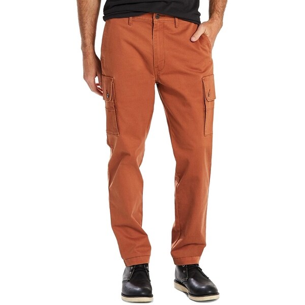 mens cargo tapered pants