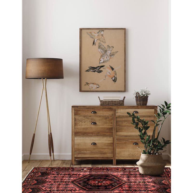 ECARPETGALLERY Hand-knotted Konya Copper Wool Rug - 4'0 x 6'9