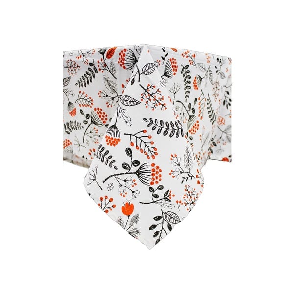 slide 2 of 2, Cotton Table Cloth (60" Round) (Persimmon)