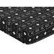 preview thumbnail 3 of 4, Black and White Boho Mudcloth Boy Girl Fitted Crib Sheet - White Black Woodland Bohemian Tribal Southwest Geometric Arrow Aztec