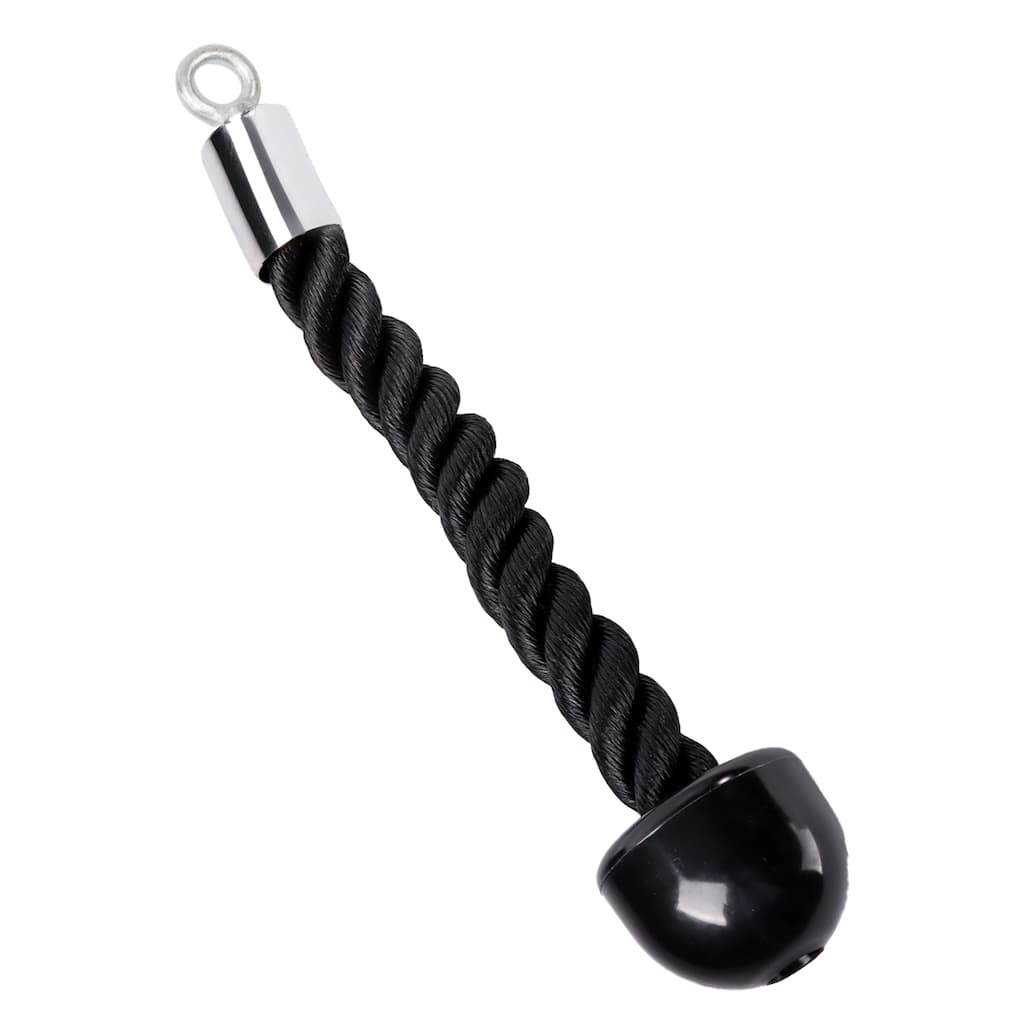 GSE™ Single Tricep Rope, Heavy Duty Tricep Pull Down Cable Machine Attachment