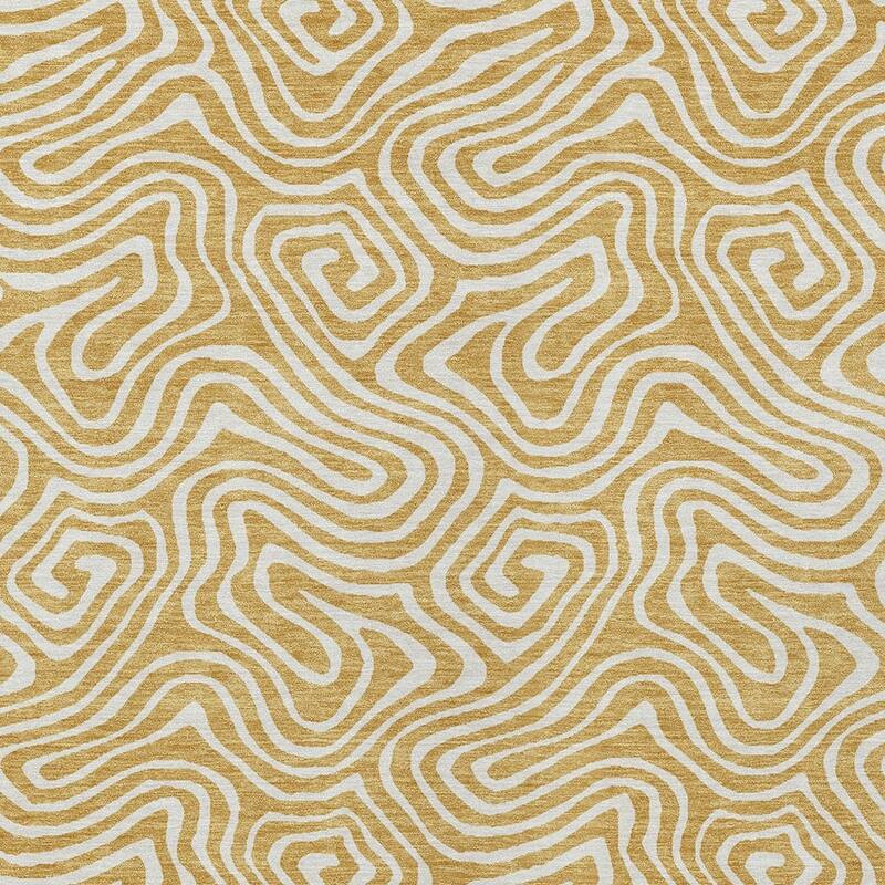 HomeRoots Abstract Transitional Rectangle Outdoor Rug