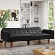 preview thumbnail 30 of 31, Sofa Bed, Futon Couch Bed, Faux Leather Love Seats Sofa, Loveseat Sleeper Bed For Living Room, Guest